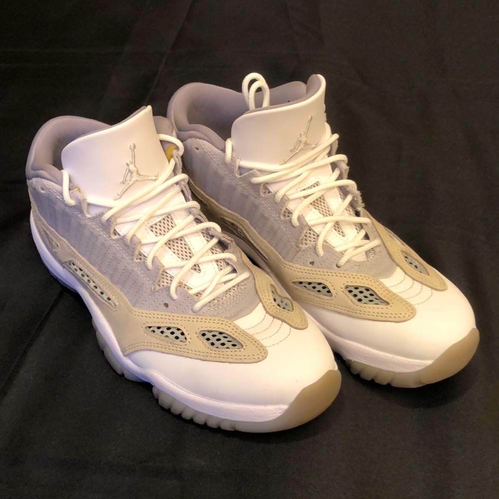 Jordan 11 Retro Low IE "Orewood Brown/Neutral Grey/White" Men's Shoe